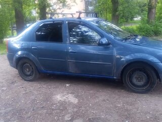 2010 Renault Logan I Рестайлинг, синий, 180000 рублей, вид 2