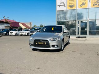 2012 Mitsubishi Lancer X Рестайлинг, серебристый, 929000 рублей, вид 2