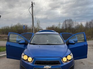 2013 Chevrolet Aveo II, синий, 480000 рублей, вид 1