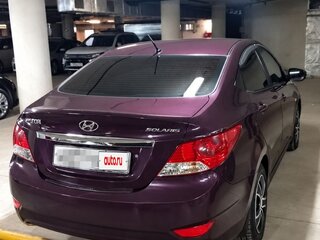 2012 Hyundai Solaris I, фиолетовый, 890000 рублей, вид 3