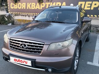 2007 Infiniti FX45 I (S50) Рестайлинг, коричневый, 740000 рублей, вид 2