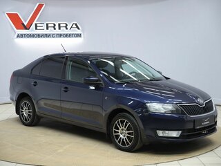 2014 Skoda Rapid I, синий, 850000 рублей, вид 3
