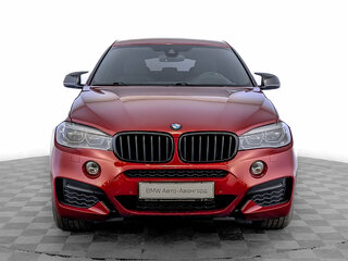 2017 BMW X6 30d II (F16), красный, 4150000 рублей, вид 2