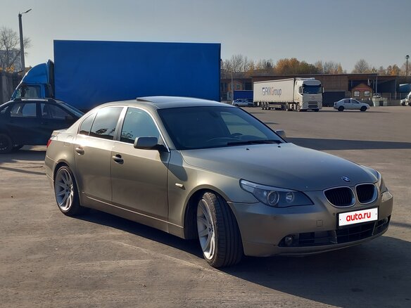 2003 BMW 5 серии 525i V (E60/E61), зелёный, 930000 рублей - вид 2