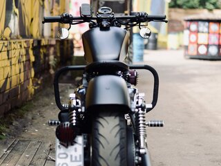 2009 Harley-Davidson Sportster 1200, чёрный, 584318 рублей, вид 1
