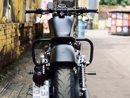 2009 Harley-Davidson Sportster 1200, чёрный, 584318 рублей, вид 1