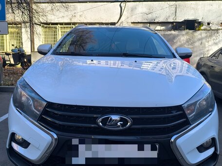 2019 Lada (ВАЗ) Vesta SW Cross I, белый, 1000000 рублей, вид 2