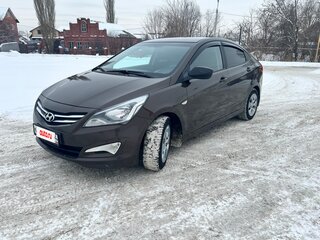 2014 Hyundai Solaris I, коричневый, 870000 рублей, вид 2