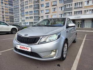 2011 Kia Rio III, серебристый, 660000 рублей, вид 1