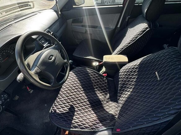 2007 Lada (ВАЗ) Priora I, красный, 110000 рублей - вид 9