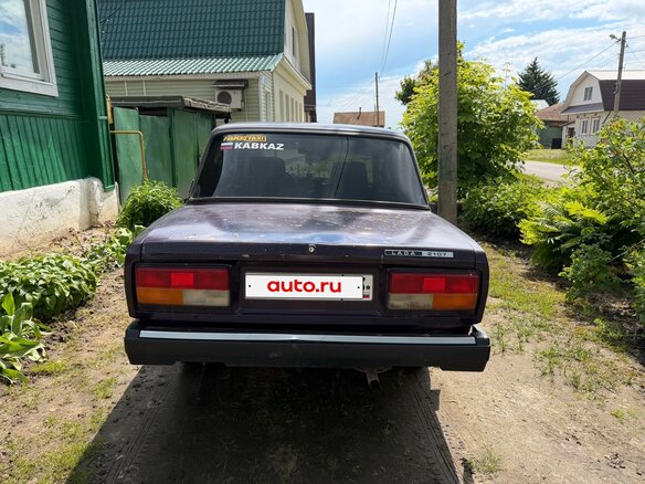 2002 Lada (ВАЗ) 2107, фиолетовый, 70000 рублей - вид 1