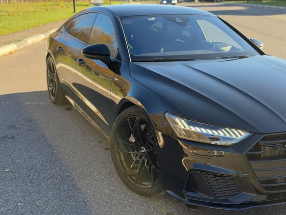 2021 Audi A7 55 TFSI II (4K), чёрный, 6150000 рублей - вид 12