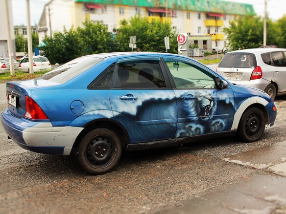 2002 Ford Focus I (North America), синий, 119000 рублей - вид 8