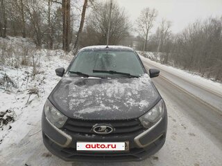 2021 Lada (ВАЗ) Granta I Рестайлинг, серый, 780000 рублей, вид 3