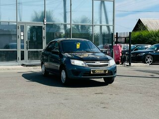 2014 Lada (ВАЗ) Granta I, синий, 409000 рублей, вид 4