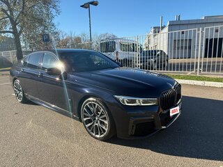 2021 BMW 7 серии 730i VI (G11/G12) Рестайлинг, синий, 5950000 рублей, вид 3