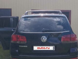 2003 Volkswagen Touareg I, чёрный, 400000 рублей, вид 3