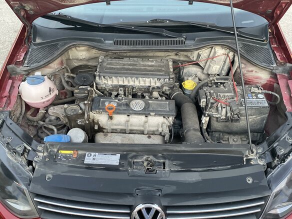 2012 Volkswagen Polo V, красный, 810000 рублей - вид 9