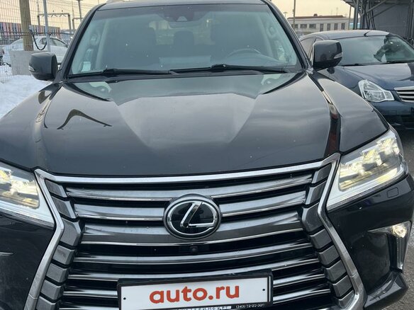 2018 Lexus LX 570 III Рестайлинг 2, чёрный, 8500000 рублей - вид 1