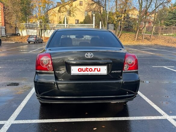 2008 Toyota Avensis II Рестайлинг, чёрный, 950000 рублей - вид 6