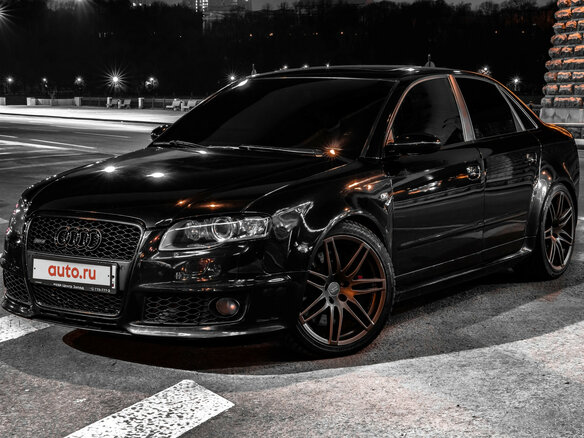 2006 Audi RS 4 II (B7), чёрный - вид 6