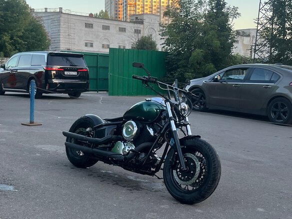 2006 Yamaha XVS1100, чёрный, 500000 рублей - вид 4