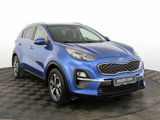 2020 Kia Sportage IV Рестайлинг, синий, 2100000 рублей, вид 3