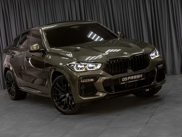 2020 BMW X6 M50d III (G06), зелёный, 7299000 рублей - вид 11