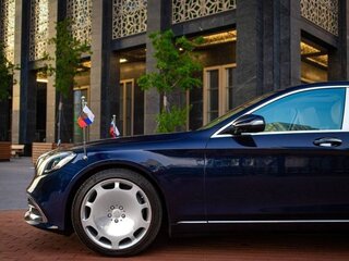 2015 Mercedes-Benz S-Класс 400 Long VI (W222, C217), синий, 4700000 рублей, вид 3