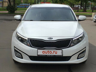 2015 Kia Optima III Рестайлинг, белый, 1400000 рублей, вид 2