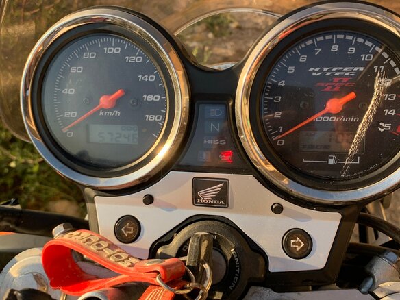 2003 Honda CB 400 Super Four, белый, 305000 рублей