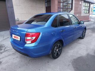2019 Lada (ВАЗ) Granta I Рестайлинг, синий, 800000 рублей, вид 3