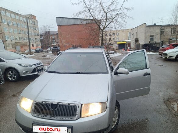 2002 Skoda Fabia I, серебристый, 320000 рублей - вид 3