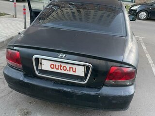 2004 Hyundai Sonata ТагАЗ IV (EF) Рестайлинг, чёрный, 250000 рублей, вид 2