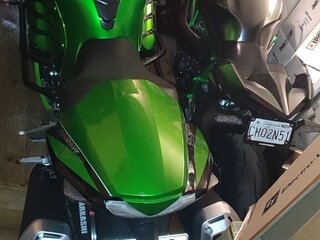 2012 Kawasaki ZZR 1400, зелёный, 950000 рублей, вид 2
