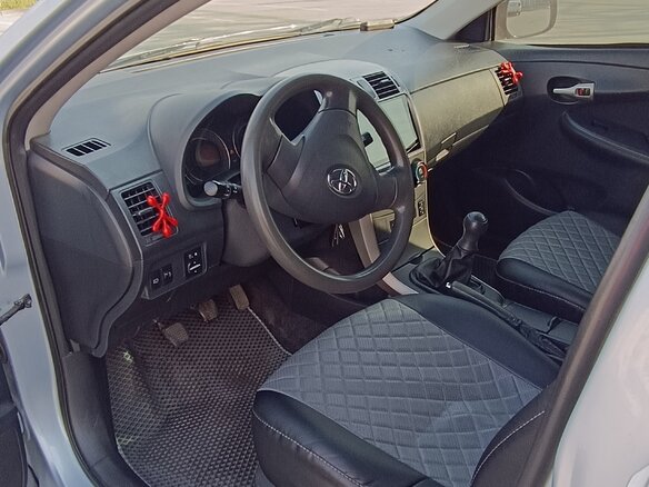 2007 Toyota Corolla X (E140, E150), голубой, 500000 рублей - вид 12