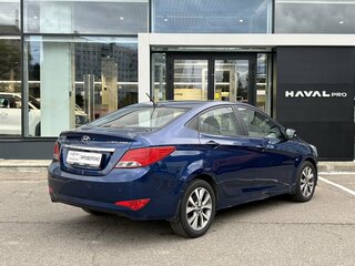 2014 Hyundai Solaris I Рестайлинг, синий, 899000 рублей, вид 5