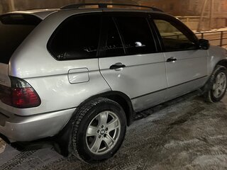 2004 BMW X5 3.0i I (E53) Рестайлинг, серебристый, 1100000 рублей, вид 3