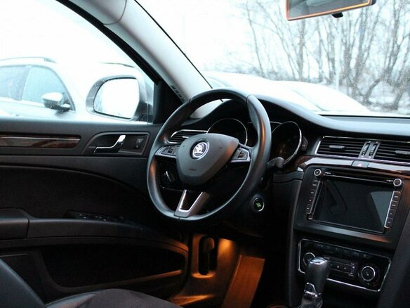 2013 Skoda Superb II Рестайлинг, серый - вид 4