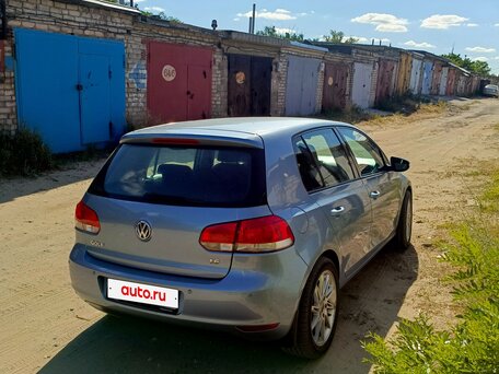 2011 Volkswagen Golf VI, голубой, вид 5