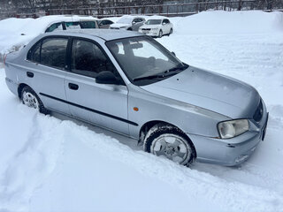 2007 Hyundai Accent ТагАЗ II, серебристый, 320000 рублей, вид 3