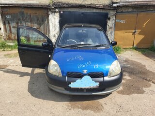 2002 Toyota Vitz I (P10), чёрный, 280000 рублей, вид 1