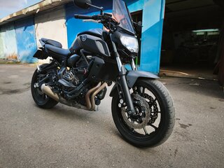 2018 Yamaha MT-07 (FZ-07), чёрный, 650000 рублей, вид 4