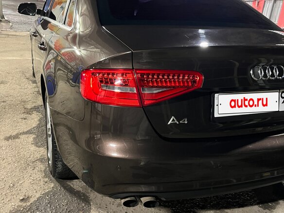 2013 Audi A4 IV (B8) Рестайлинг, коричневый, 1200000 рублей - вид 9