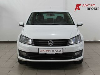 2019 Volkswagen Polo V Рестайлинг, белый, 1405000 рублей, вид 2