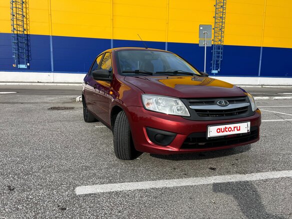 2016 Lada (ВАЗ) Granta I, пурпурный, 470000 рублей - вид 7