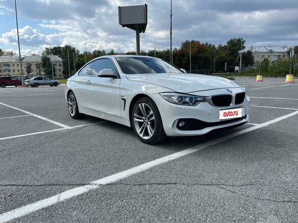 2014 BMW 4 серии 420i xDrive F32/F33/F36, белый, 1700000 рублей - вид 1