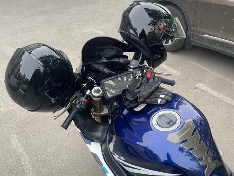 2004 Suzuki GSX-R 750, синий, 650000 рублей, вид 3