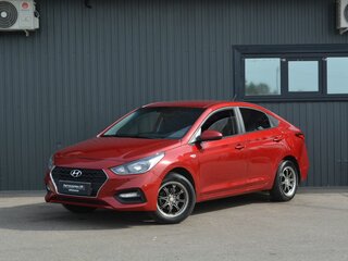 2017 Hyundai Solaris II, красный, 974999 рублей, вид 2