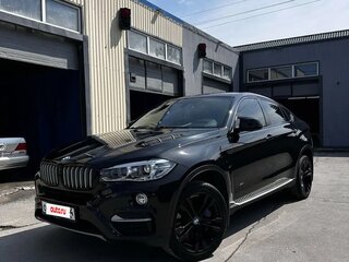 2015 BMW X6 30d II (F16), чёрный, 3690000 рублей, вид 1